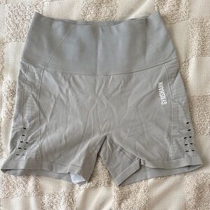 Gymshark Light Gray Athletic Shorts